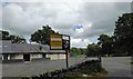 Rugby club ground entrance near Trefriw