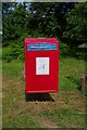 TR0249 : Dog waste bin, King's Wood Car Park, near Challock, Kent by P L Chadwick
