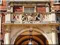TF6928 : Sandringham House, Royal Coat of Arms Above the Entrance by David Dixon