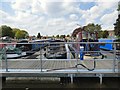 Narrowboats at Droylsden Marina