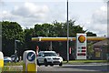 SW8141 : Cornwall : Shell Petrol Station by Lewis Clarke