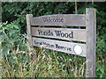 Pond Wood sign