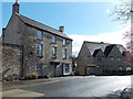 Houses on a bend in the A46, Painswick