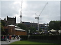 NT2574 : Tower cranes in St Andrew Square by M J Richardson