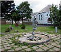 Saucepan sculpture in Llanelli