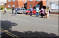 Preparing for the  1911 Llanelli Railway Strike Annual March and Rally in 2015