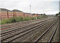 View from a Bristol-Cardiff train - Pengam, Cardiff