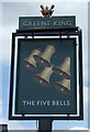 Sign for the Five Bells, Henlow