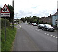 Warning sign - playground ahead, Clunderwen