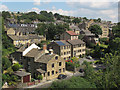 Thornton village viewed from the viaduct 