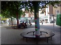 Yarnbombing in South Street, Exeter