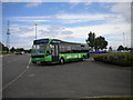 Bus leaving Harlescott Park & Ride