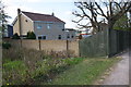 Wall on north side of Okebourne Park at Liden Drive junction