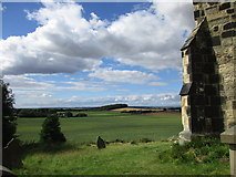 SE7865 : View from the churchyard, Burythorpe by Jonathan Thacker