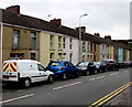 On-street parking in Bridge Street, Llangennech