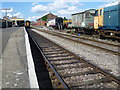 Old carriages at Dereham station