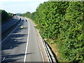 Looking south along the M11