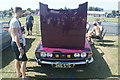 View of a Triumph Stag in the Steam and Cider Festival in Old Dagenham Park