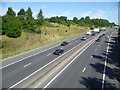 Looking along the M11