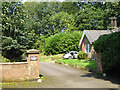 Lodge and gateway to Amisfield Tower