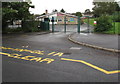 Llangennech Infants School entrance gates