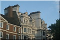 View of Middle Temple residences from the walkway next to Inner Temple Gardens