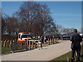 SP1096 : Bank Holiday business, southern car park, Sutton Park by Robin Stott