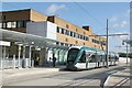 SK5438 : The new QMC tram stop by Alan Murray-Rust