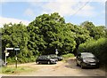 The  entrance to Eggarton  Lane