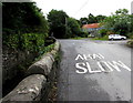 Bilingual sign on Heol y Parc, Llangennech