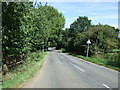 Minor road near Hollington Basin