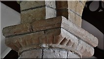 SO8973 : Chaddesley Corbett: St. Cassian's Church: Columns on the north side of the nave by Michael Garlick