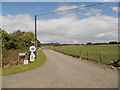 Farm road to Wilsonhall