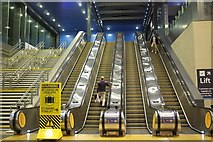 SU7173 : Escalators, Reading Station by Derek Harper
