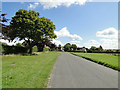 The road across Hawkedon Green