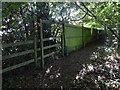 Footpath turns west off Storrington Road