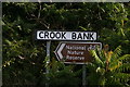 Crook Bank: byway to Crook Bank carpark and the beach