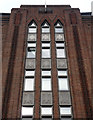 Detail of former Co-operative Wholesale Society offices, Waterloo Street, Newcastle