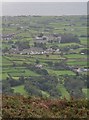 Massforth Catholic Church and St Louis Catholic Grammar School viewed from near the summit of Knockchree