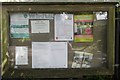SP1219 : Parish notice board by Bob Harvey