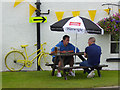 NY5633 : The yellow bikes of Langwathby (3) by Oliver Dixon