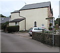 Public footpath on a private road, Usk