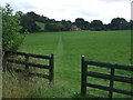 Path and farmland east of Binbrook