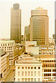 Northward view from top of The Monument, 1981