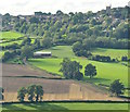 ST8270 : Colerne and the farmland below it, Wiltshire by Edmund Shaw