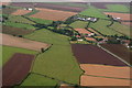 Ridge and furrow and old enclosure marks at Conisholme: aerial 2015