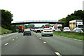 A footbridge over the M6