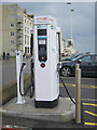 Electric car charging point, Marina car park