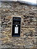 SP5158 : George VI Postbox painted black by Bikeboy
