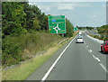 The A43 towards Towcester Roundabout